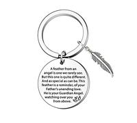 FMCC Dad Memorial Keyring - In Memory of Loved One - Sympathy Gift - Guardian Angel Keychain