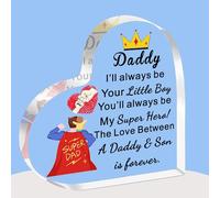 FMCC Daddy Fathers Day Gift from Son Daddy Birthday Dad Fathers Day Christmas from Son Acrylic Plaque Daddy Son Love is Forever