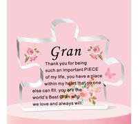 FMCC Gran Gifts for Bithday Christmas Mothers Day Best Gran Gifts from Grandchildren Acrylic Piece