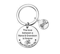FMCC Nana Gifts from Grandson Nana Keyring Nana Birthday Gifts Christmas Mother's Day Gifts for Nana