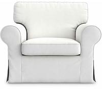 FMCTL Ektorp Chair Cover Replacement for IKEA Ektorp Chair Cover,Ektorp Armchair Slipcover,Ektorp Chair Slipcover Only! Doesn' Fit Uppland (Cool White)
