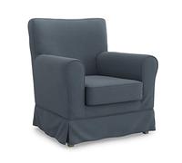 FMCTL Jennylund Chair Cover Replacement for IKEA Ektorp, Armchair, Slipcover (Titanium Grey)