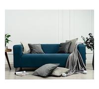 FMCTL Klippan Loveseat Cover for The 2 Seater Loveseat Klippan Cover Remcelement,Klippan 2 Seat Sofa Cover (Dark Ocean)