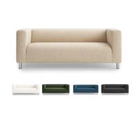 FMCTL Klippan Loveseat Cover Replacement for Klippan Sofa Cover, Klippan Slipcover, Klippan Cover Only(Oat Beige)