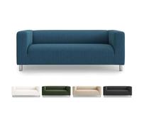 FMCTL Klippan Loveseat Cover Replacement Klippan Loveseat Cover, Klippan 2 Seat Sofa Cover (Daily Dark Ocean)