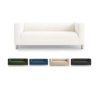 FMCTL Klippan Loveseat Cover Replacement Klippan Loveseat Cover, Klippan 2 Seat Sofa Cover (White)