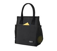 Fmeida 7L Insulated Lunch Bags Small Cool Bag Lunch Box for Adults Women Men Kids Thermal Lunch Tote Bags for Work School Office (Black)