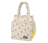 Fmeida Insulated Lunch Bag for Women, Small Cooler Box, Lightweight Reusable Thermal Lunch Bags for Work, School, Office, Picnic (Strawberry)