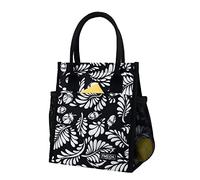 Fmeida Small Lunch Bag Insulated Lunch Bags for Adults Kids Thermal Lunch Box Reusable Lunch Tote Bags Cool Bag for School Work Picnic- Leaf