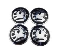 Fmesoo 4 Pcs Hub Centre Caps Car Sticker,for Vauxhall VXR Zafira Vectra Astra Corsa Insignia Mokka Meriva Antara 56mm (NOT CAP) Waterproof Center Logo Badge M3 adhesive backing Decals Emblem,A