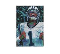 Fmesoo Cam Newton Classic American FootballFashion Poster Decorative Painting Canvas Wall Art Living Room Posters Bedroom PaintingLiving Room Illustration Poster12x18inch(30x45cm)