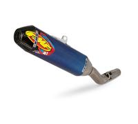 Fmf Factory 4.1 Rct Anodized Slip-on Cap Yamaha Ref:044474 Titanium&carbon Not Homologated Full Line System Golden Not Homologated
