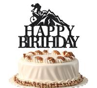 FmiyunEea Mountain Biking bike Cake Topper-Sports Themed Birthday，anniversary Party Cake Decoration(cycling)