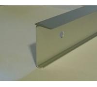 FMK kitchen worktop corner square joint q3 profile, 40mm high, satin 3mm radius