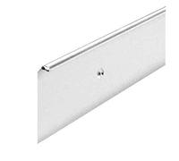 FMK kitchen worktop square end cap q3 profile, 40mm high, satin 3mm radius