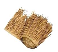 FMLCLSTJM Artificial Straw Thatch Panel For Roofs, Synthetic Tiki Grass Mexican Palm Runner Roll For Outdoor Umbrellas, Patio Shade Structures, Poolside Bars, Durable Weatherproof(0.5m x 2m)
