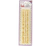 FMM Chunky Funky Multicolored Birthday Cake Topper, 36 Pieces