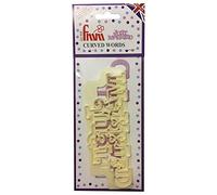 FMM Curved Words - Just Married Cutter - For Sugarcraft Cake Decoration