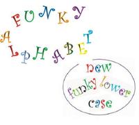 FMM Funky Alphabet And Number Tappitt Cutter Set (upper and lower case)