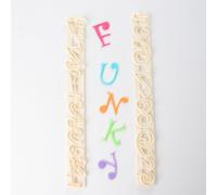 FMM Upper Case Funky Alphabet & Number Tappit Cutters Set