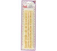 FMM Upper Case Funky Alphabet & Number Tappit Cutters Set
