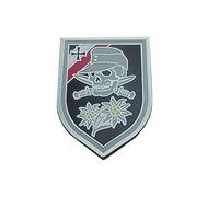 FMO Military Medal Badge, Edelweiss High Altitude Combat Mountain Soldier Badge, Dress Costume Prop