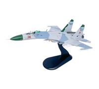 FMOCHANGMDP 1/100 Scale Russian SU-27 Fighter Flanker Model,Military Fighter Alloy Die Cast Model,8.8 x 6Inch