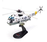 FMOCHANGMDP 1/72 Scale USA SH-3 Sea King Helicopter Model,Military Fighter Alloy Die Cast Model,9Inch x 3.2Inch