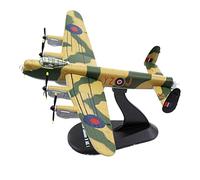 FMOCHANGMDP Military Fighter Alloy Die Cast Model, 1/144 Scale RAF Avro 691 Lancaster Bomber Model, Adult Toys And Decorations, 5.7 X 8.3Inch