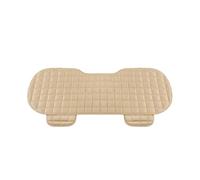 Fmofireo Car Seat Cover Front Rear Flocking Cloth Cushion Non Slide Winter Auto Protector Mat Pad Keep Warm Seat Covers Protectors(Beige)
