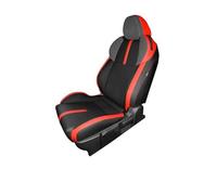 Fmofireo For SUBARU For BRZ 2022 Custom Car Seats Cover Protector Cushion Pad PVC Leather Waterproof Interior Accessoriesof Accessories Seat Covers Protectors(Red and black,Front and Rear)