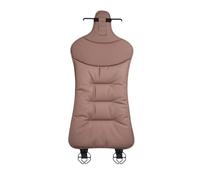 Fmofireo Non-slip Car Leather Cushion Soft Good Breathability Ventilated Four-season Universal Cotton Auto Seat Travel Seat Covers Protectors(Brown-backrest)