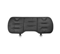 Fmofireo Non-slip Car Leather Cushion Soft Good Breathability Ventilated Four-season Universal Cotton Auto Seat Travel Seat Covers Protectors(Black-rear cushion)