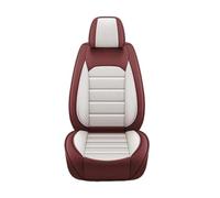 Fmofireo Single Set Car Seat Covers Front Split Bench Protector Four Season Universal Seat Covers Protectors(Red White)