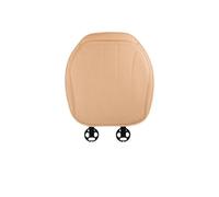 Fmofireo Universal Leather Car Seat Cover Four Season Auto Breathable Comfortable Saddle Cushions Covers For Seats Seat Covers Protectors(Coffee front seat)