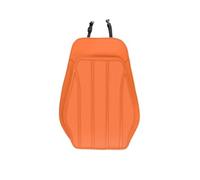 Fmofireo Universal Leather Car Seat Cover Four Season Auto Breathable Comfortable Saddle Cushions Covers For Seats Seat Covers Protectors(OrangeB backrest)