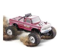 FMS 1/10 RC Truck Ford F100 - 2WD Monster Truck with Licensed Body, 550 Brushed Motor, Oil Shocks, Independent Suspension - All-Terrain RC Crawler, High Speed Off-Road RC Car for Gift (First Blood)
