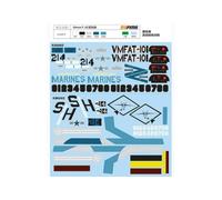FMS 64mm F/A-18 Hornet Decal Sheet RC Aircraft Markings FMSEW117