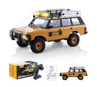 FMS FCX10 1/10 RC Crawler Land Rover Camel Trophy Edition, Official Licensed 4WD All Terrain Off-Road RC Truck for Adults, High-Detail Scale RC Car with Metal Gears, Upgraded Shocks (Range Rover)