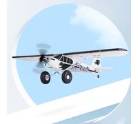 Fms Rc Airplanes for Adults Remote Control Airplane 1300MM (52") Piper PA-18 Super CUB with Reflex V3 6 Channel RTF Rc Planes for Beginners Ready to Fly (Including Transmitter,Receiver,Charger)