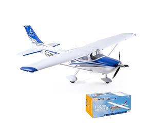 Fms Rc Planes for Beginners Remote Control Airplane for Adults Single-Engine Propeller Airplane 1500MM Cessna 182 Blue 6 Channel Hobby Rc Airplanes PNP (No Radio, Battery, Charger)