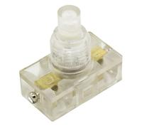 FMS01 self-Lock Reset Micro Switch Push Button Switch 315 pushbutton for FFS01 Foot Switch(Blanc,Self-lock)
