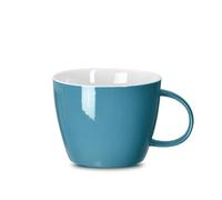 fMSDD Water Blue 900 ml Ceramic Jumbo Coffee Mug Soup Bowl with Handle for Soup, Coffee, Tea, Ice Cream, Fruit, Cereal, Milk, Mocha, Cocoa and Mulled Drinks, Dishwasher Safe