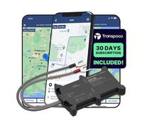 FMT100 GPS Tracker | With SIM & 30-Day Subscription | Real-Time Tracking Device for Cars & Fleets | 170 mAh Backup Battery | Geofencing, Anti-Theft & Security Alerts | Car GPS Tracker UK Support