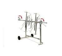 Fmt1756 Panel Stand, Rotating, Mobile, Universal And Adjustable