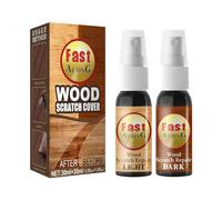 FmtwPhn 2 Colors Fast Acting Wood Scratch Repair, 30ml Wooden Scratch Remover Spray, Instant Fix Wood Scratch Remover, Light and Dark Repair Furniture Scratch Floor Remover Kit