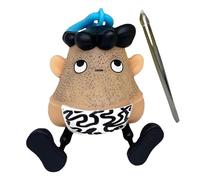 FmtwPhn 4.5cm Funny Skin Hair Plucking Keychain, Hair Pulling Disorder Fidget Toys, Mr Plucky Toy, Halloween Skin Hair Plucking Keychain Stress Relief Toy For Key School Bag Purse