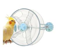 FmtwPhn Bird Feeder Tube, Parrot Food - Turn the Training Toy for Small Birds | Feeder Wheel Naged Toy Food Box Feeding System for Conure Cockatoo Training Feeding