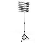 FmtwPhn Braiding Hair Rack Height Adjustable Braiding Hair Rack 9.4x41.5cm Ha-ir Br-aiding Separator Stand H-air Extension Holder Ra-ck Standing Double Sided For Ha-ir Salon Home Traveling