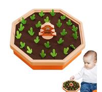 FmtwPhn Carrot Game, Harvest Game, Carrot Sorting Puzzle, Size Recognition Learning Toy, Enhances Cognitive Ability, For Living Room Play, Preschool Activity, Development Class, Toddle